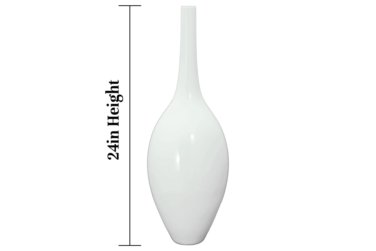 24in Roman Ceramic Vase - Lee Display