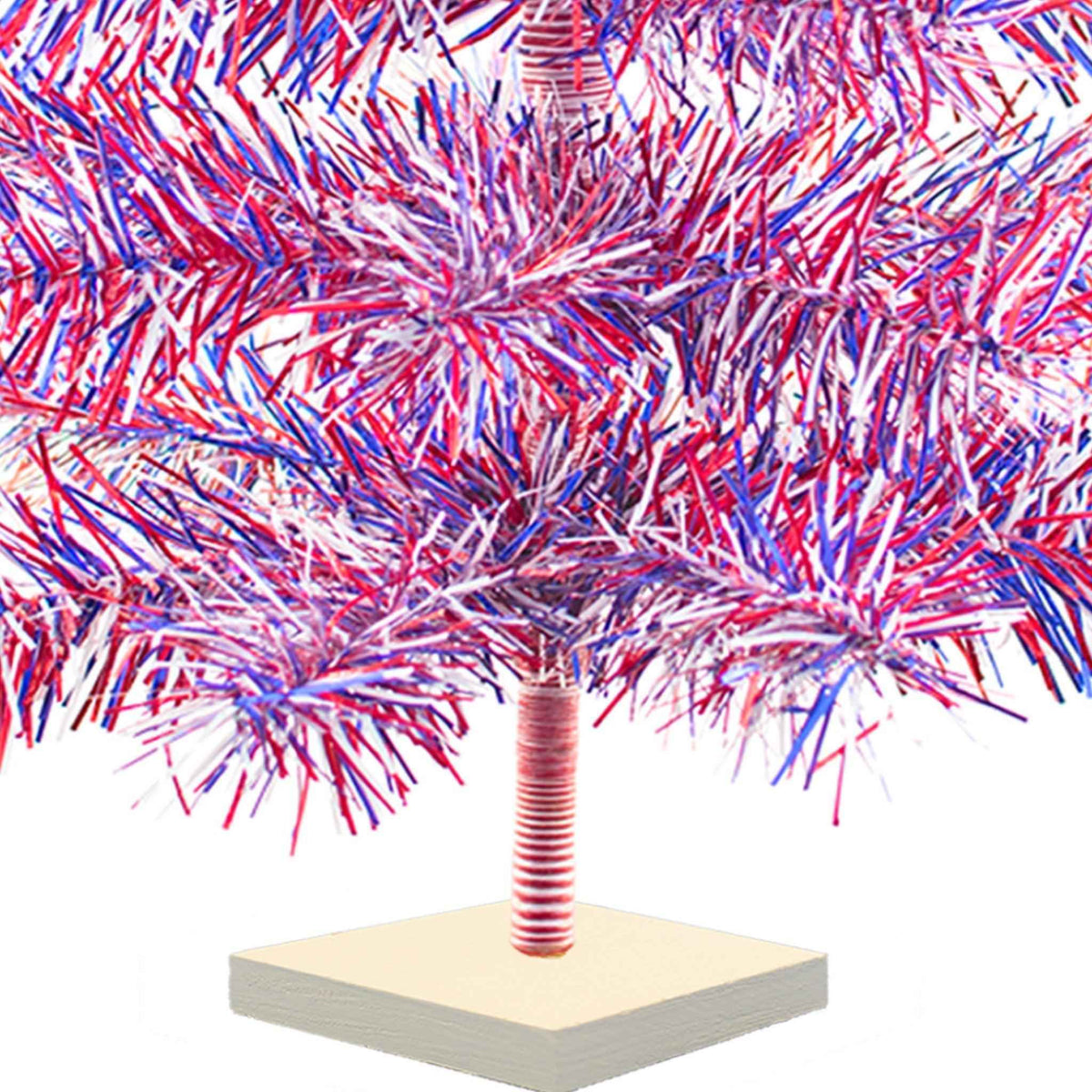4th Of July Firework Tinsel Trees - Lee Display