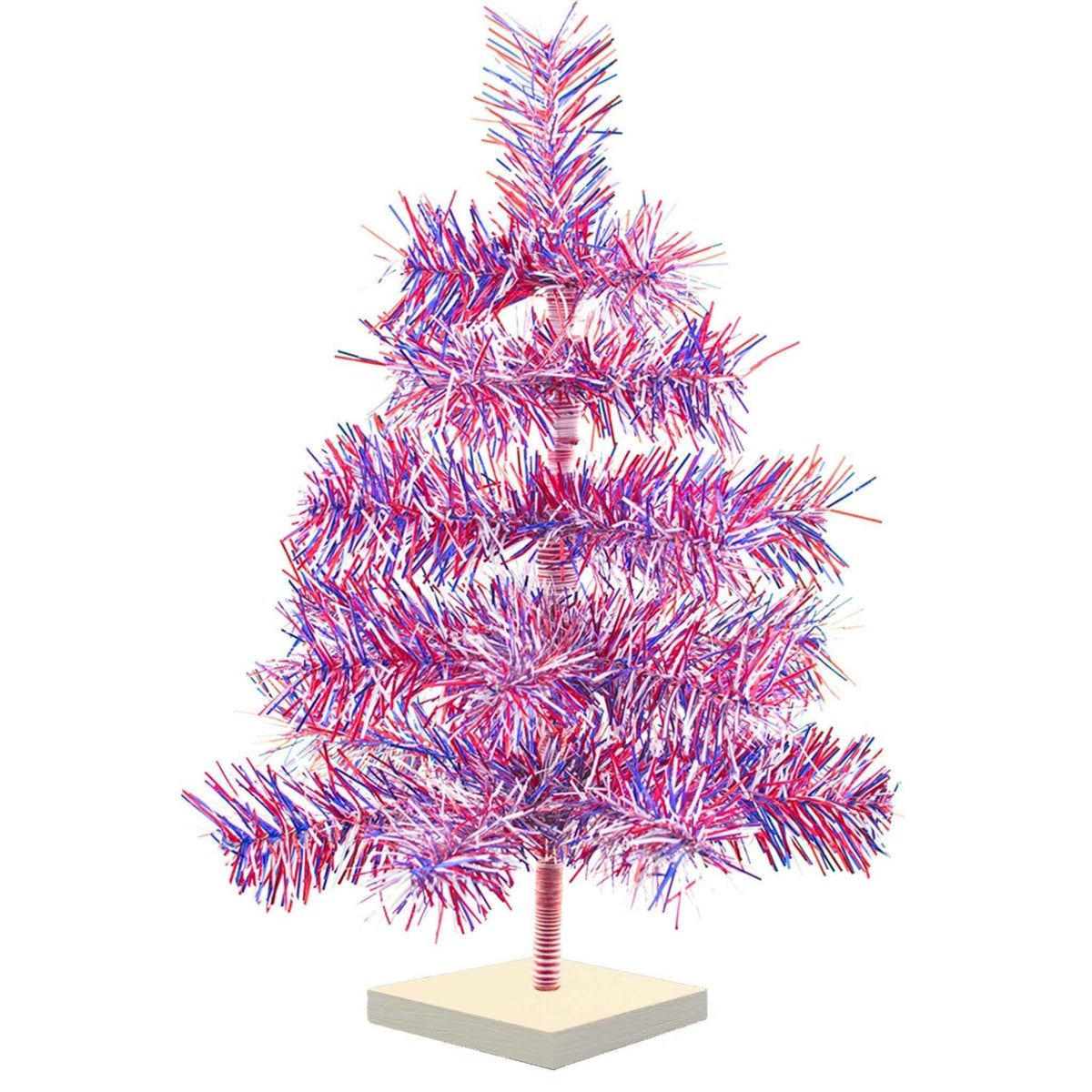 4th Of July Firework Tinsel Trees - Lee Display
