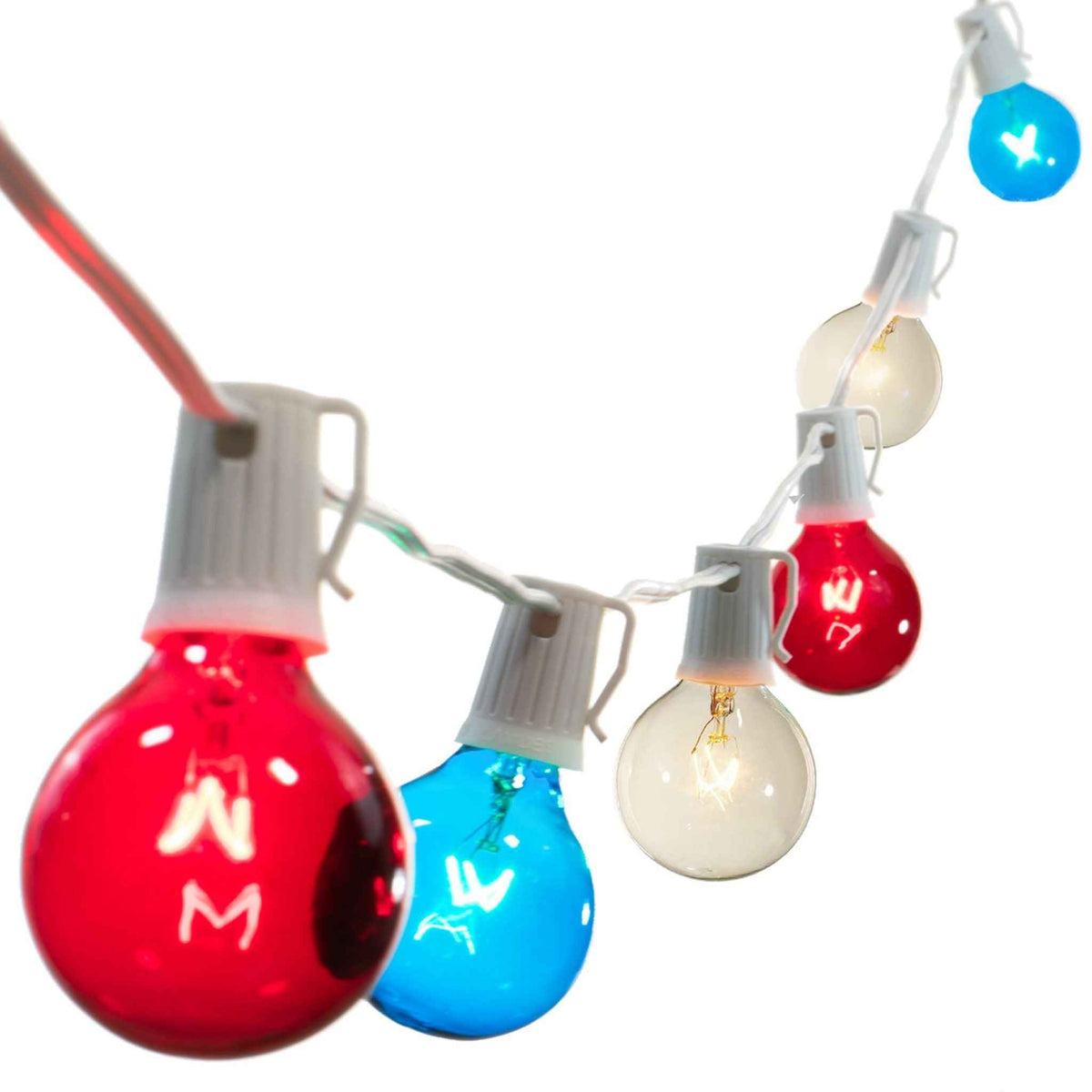 4th Of July G50 Light Bulbs - Lee Display