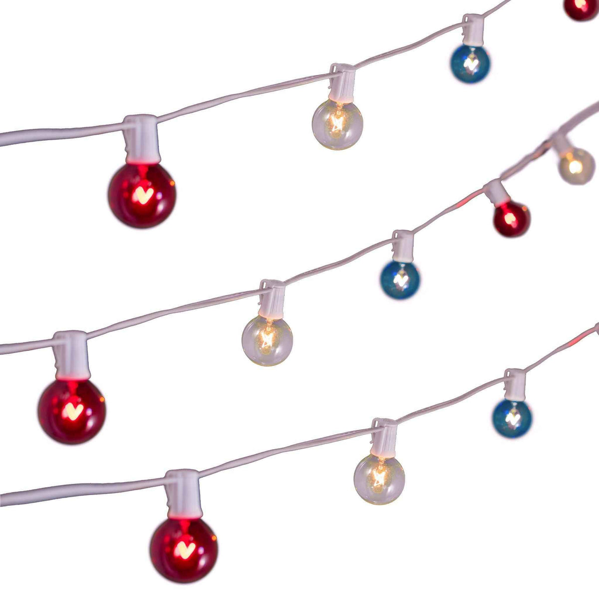 4th Of July G50 Light Bulbs - Lee Display