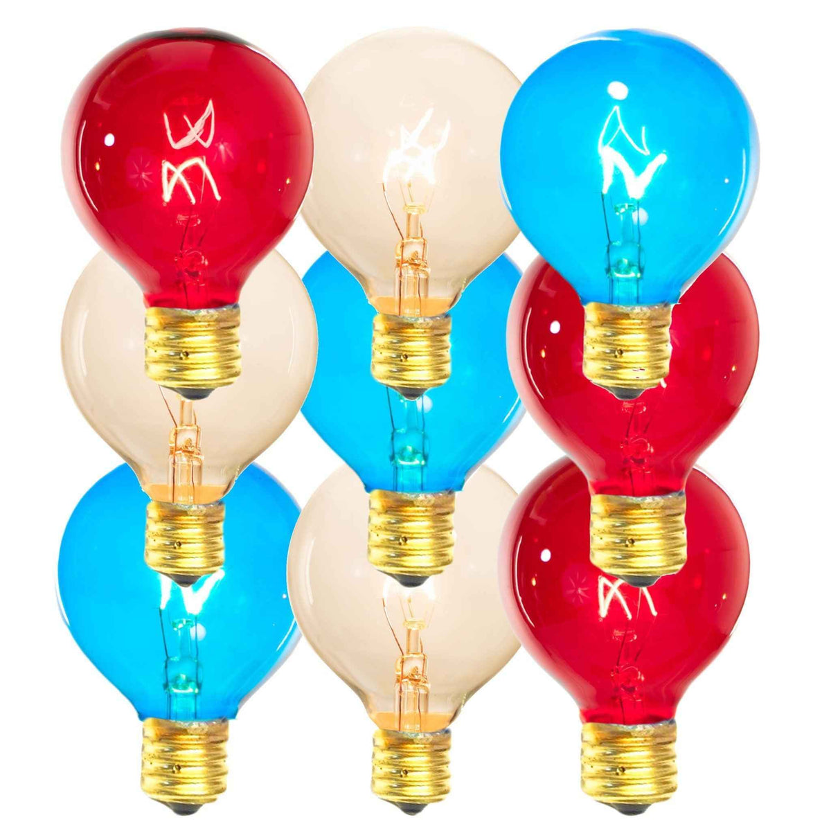 4th Of July G50 Light Bulbs - Lee Display