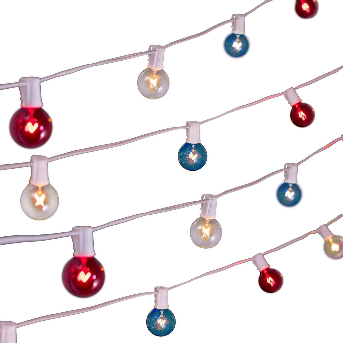 4th Of July G50 Light Bulbs - Lee Display
