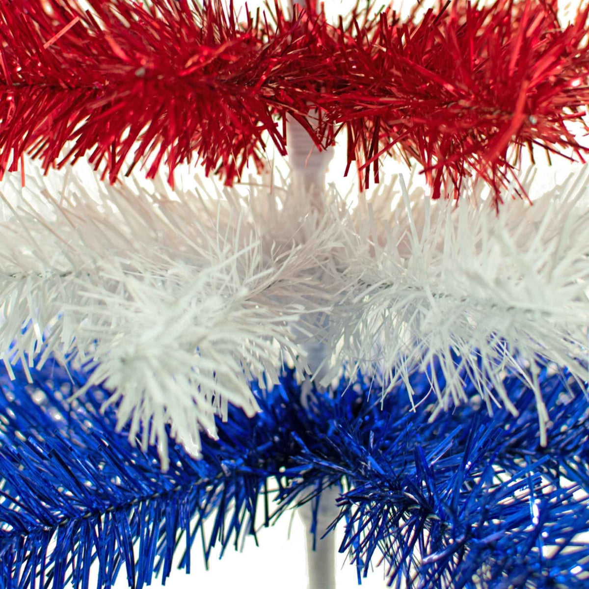 4th Of July Layered Tinsel Trees - Lee Display