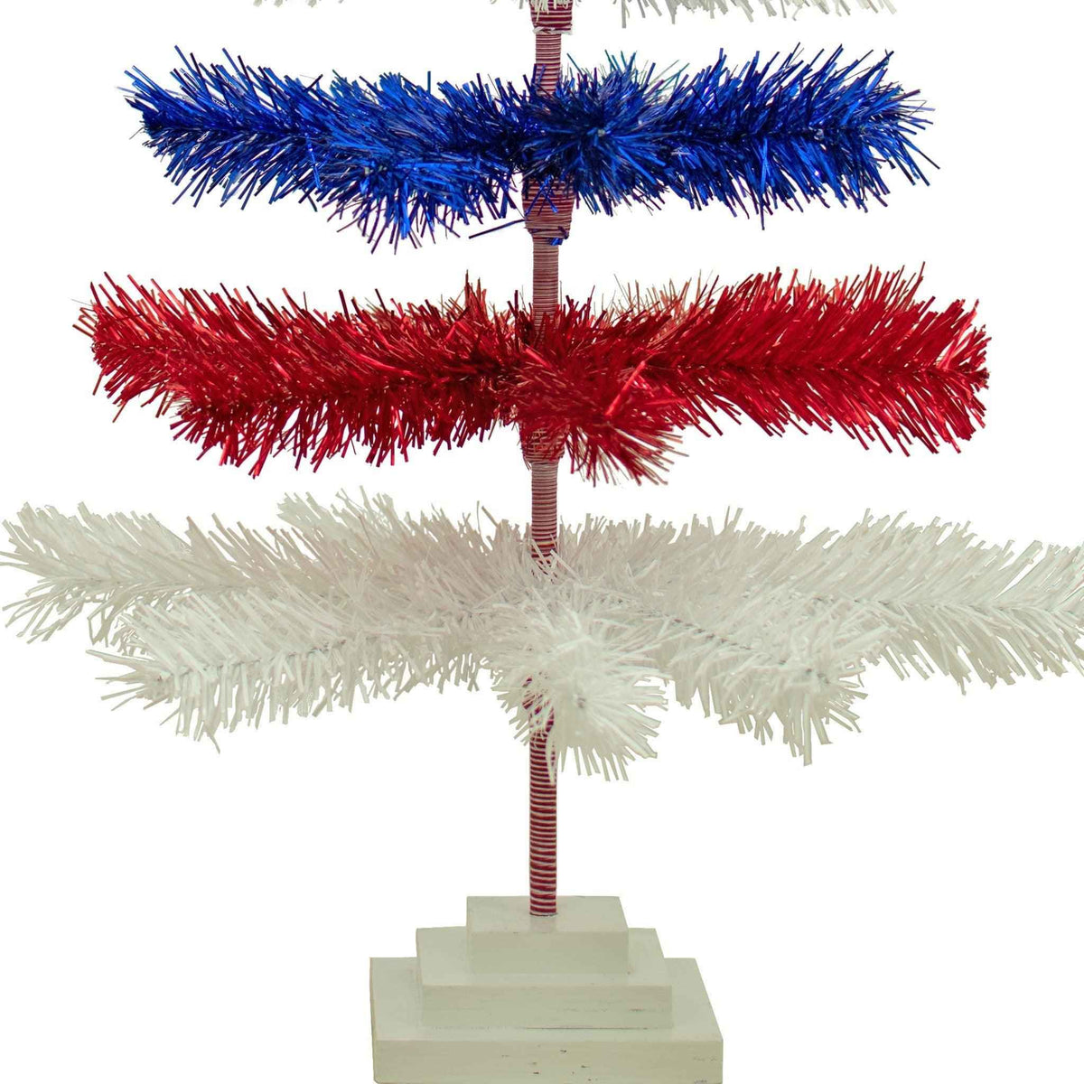 4th Of July Layered Tinsel Trees - Lee Display