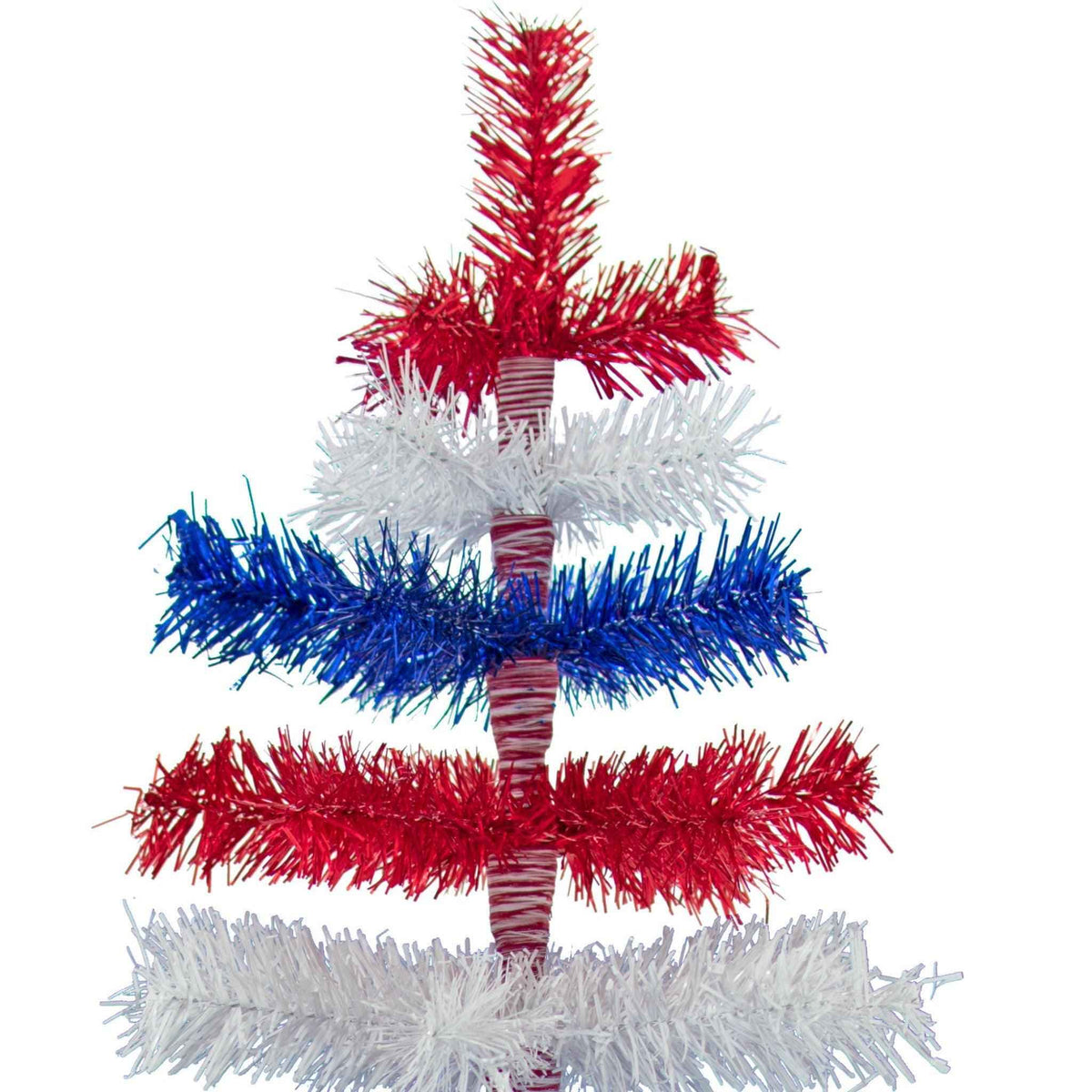 4th Of July Layered Tinsel Trees - Lee Display