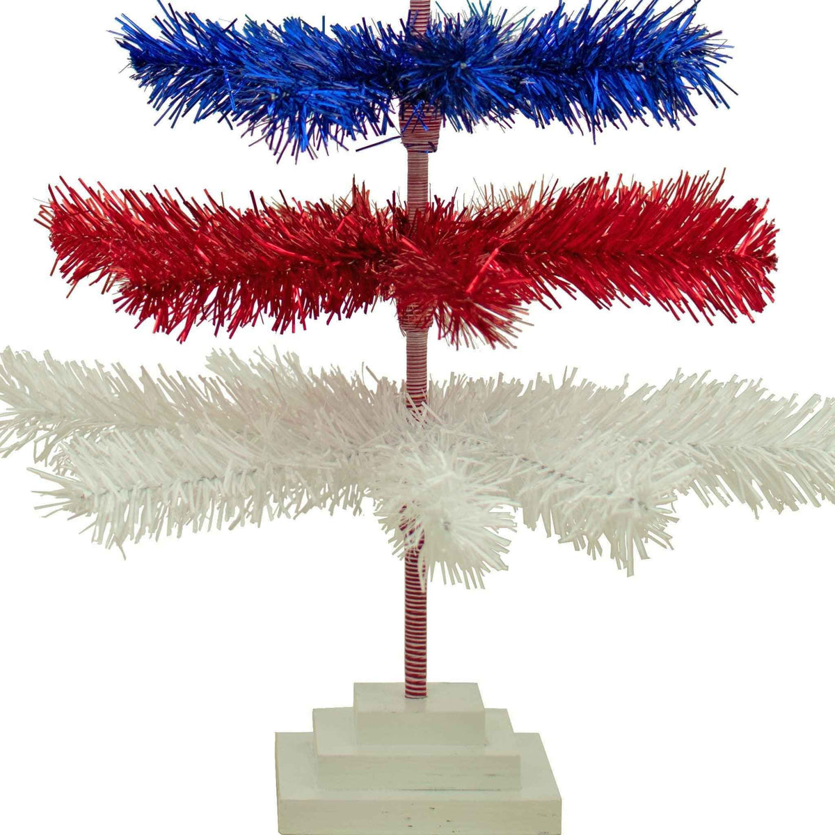 4th Of July Layered Tinsel Trees - Lee Display