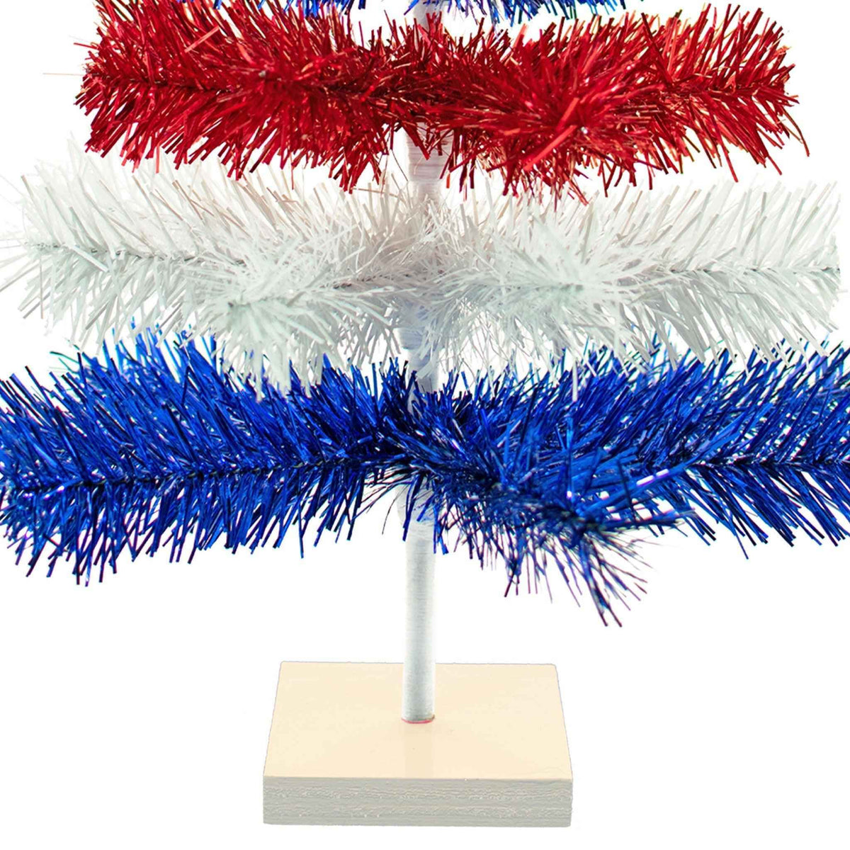 4th Of July Layered Tinsel Trees - Lee Display