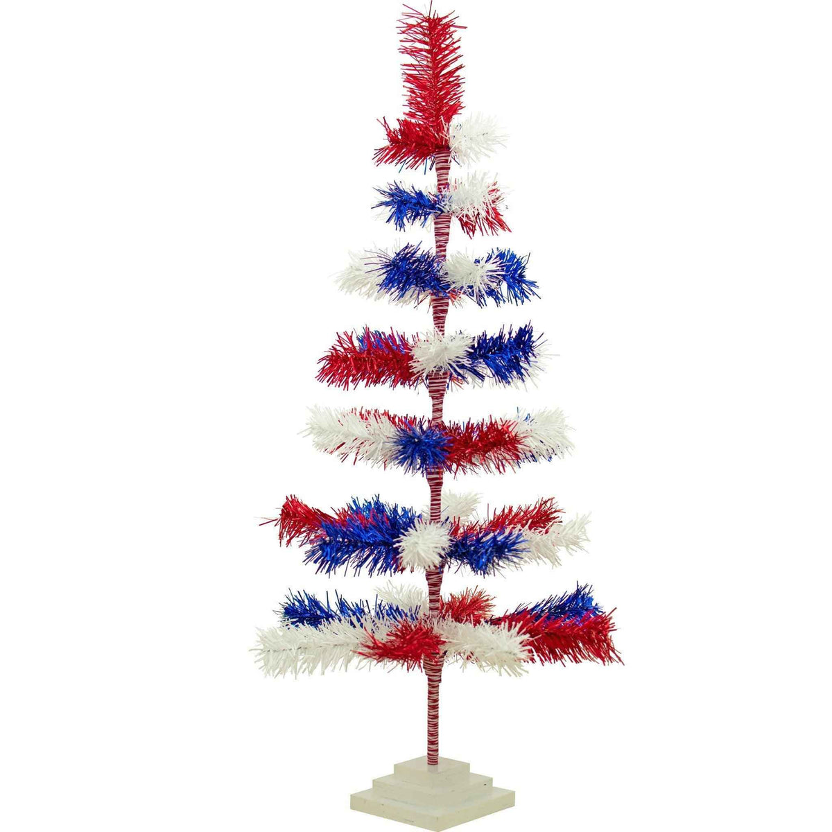 4th Of July Mixed Tinsel Trees - Lee Display