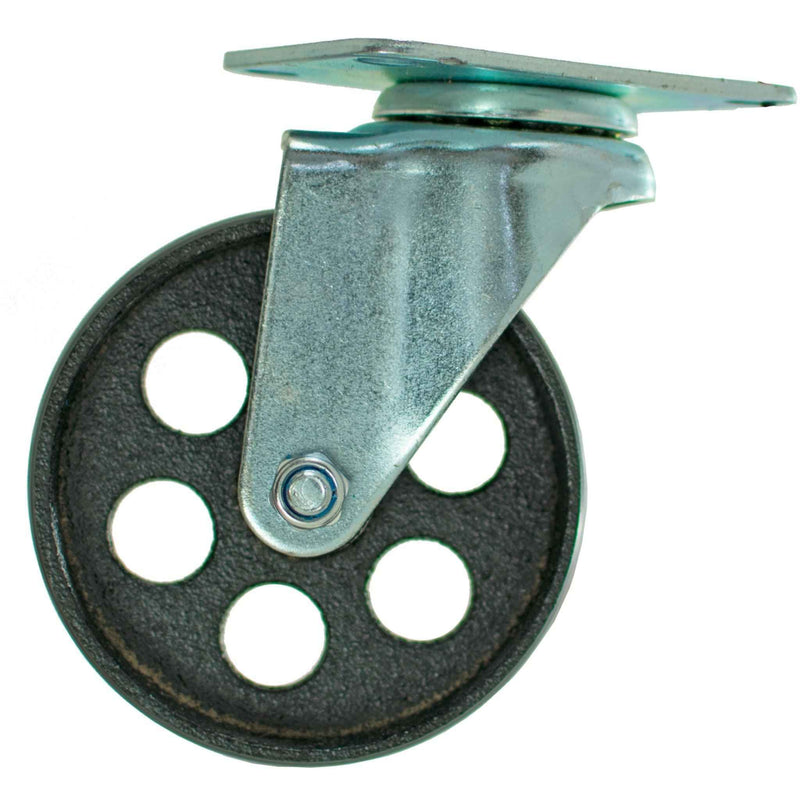 5in Galvanized Casters - Swivel with Brakes - Lee Display