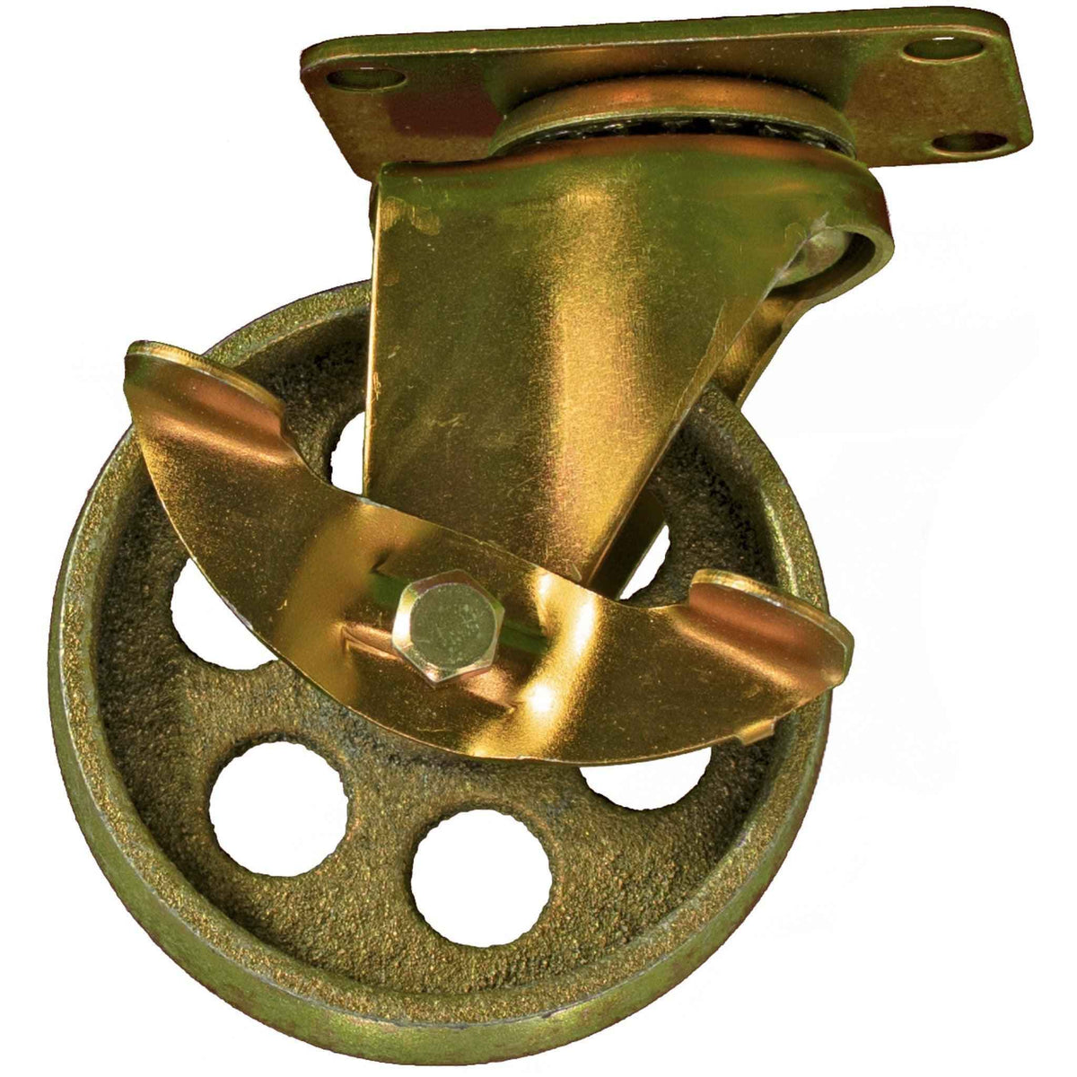 5in Gold Casters - Swivel with Brakes - Lee Display