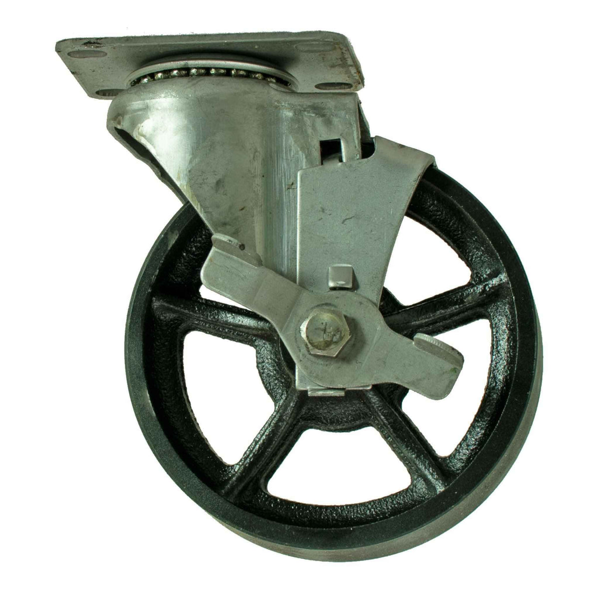 6in Vintage Casters - Swivel with Brakes - Lee Display