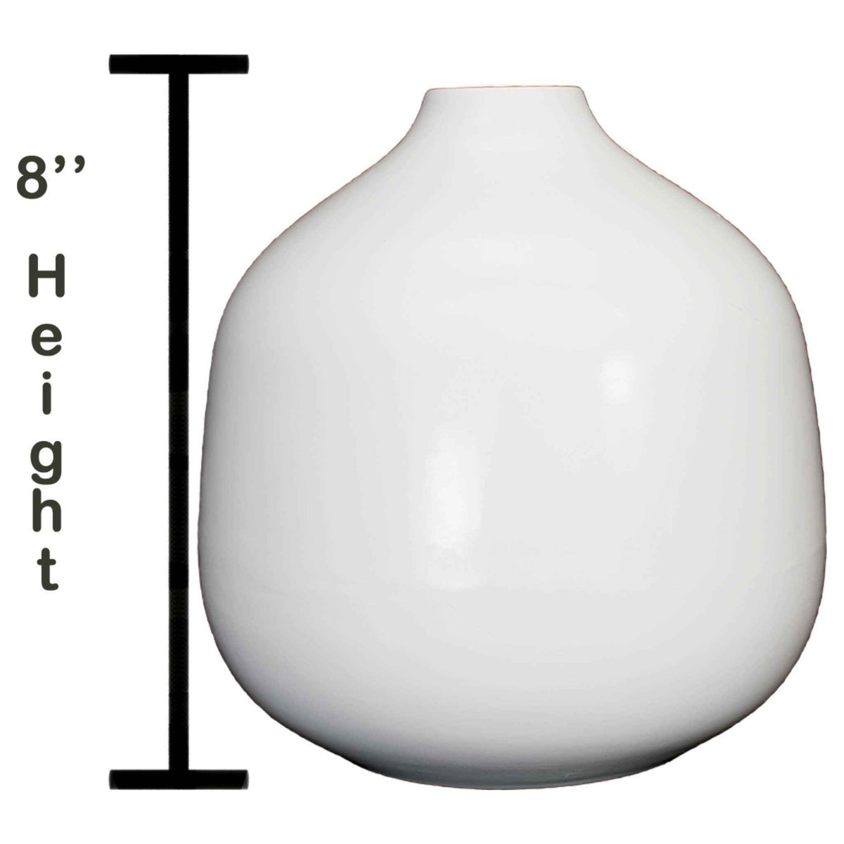 8in Bell Krater Ceramic Vase - Lee Display