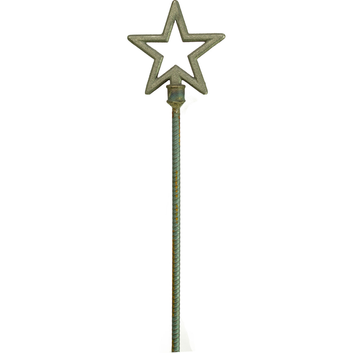 The total length photo of the North Star garden hose stake guide.