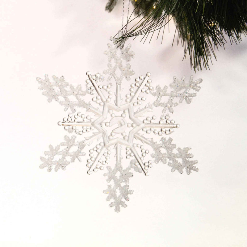 Acrylic Glitter Snowflake - Lee Display
