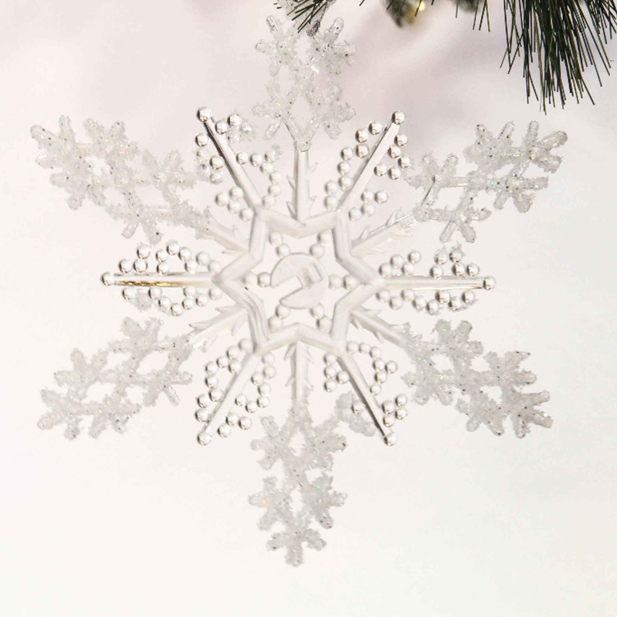 Acrylic Glitter Snowflake - Lee Display
