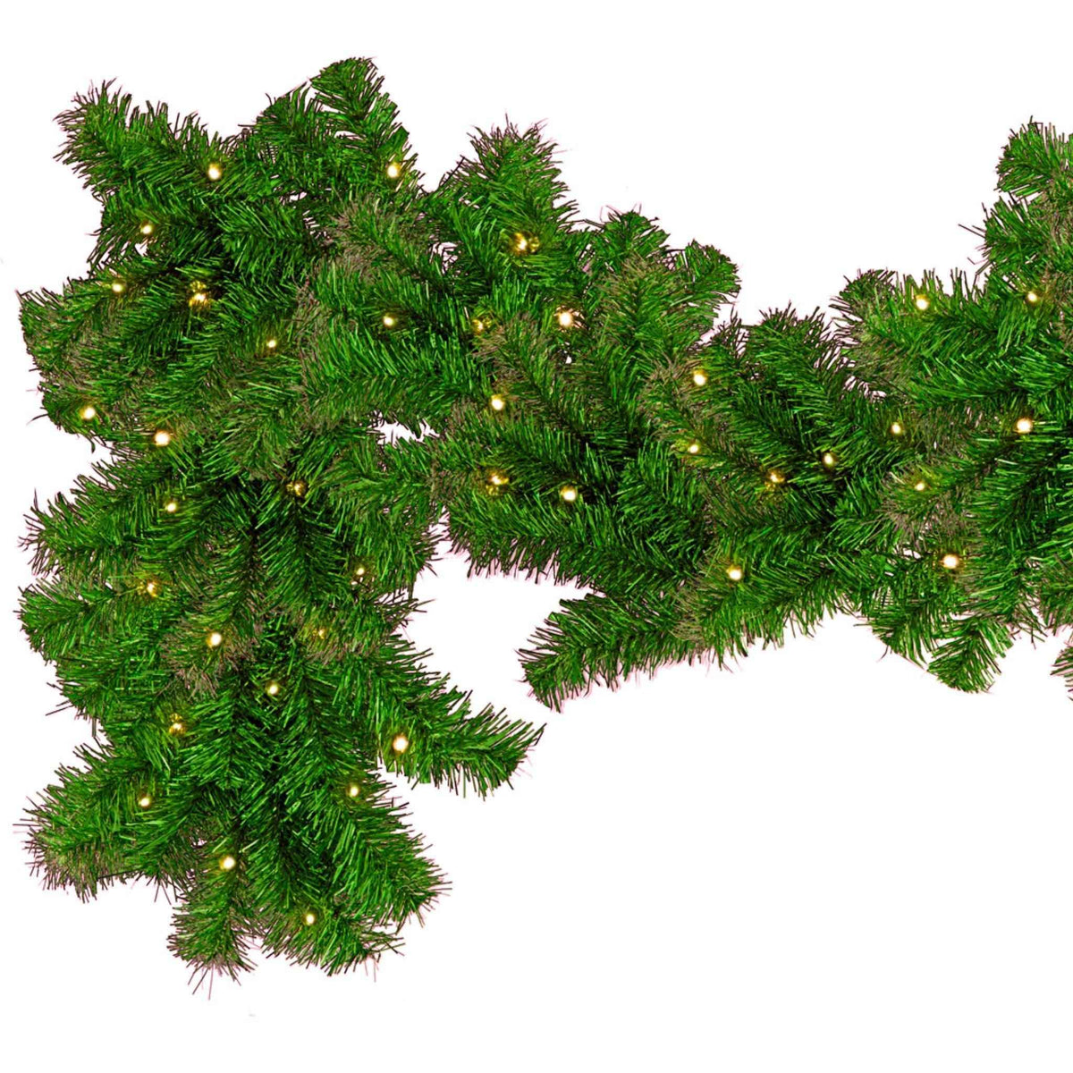 Alpine Green Christmas Garland - Lee Display