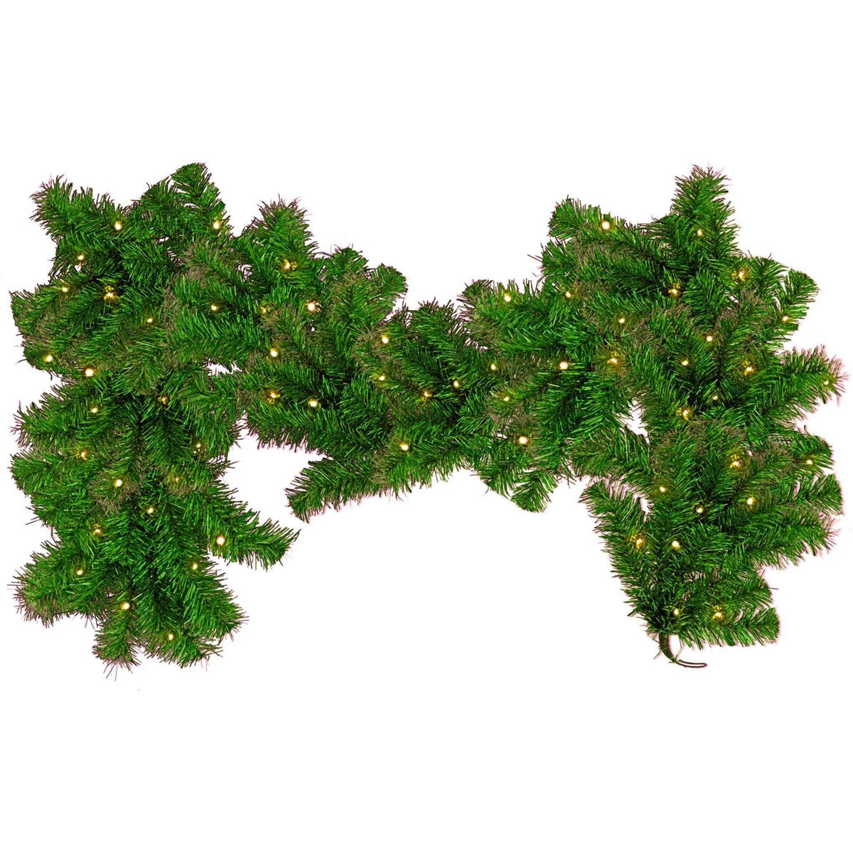 Alpine Green Christmas Garland - Lee Display
