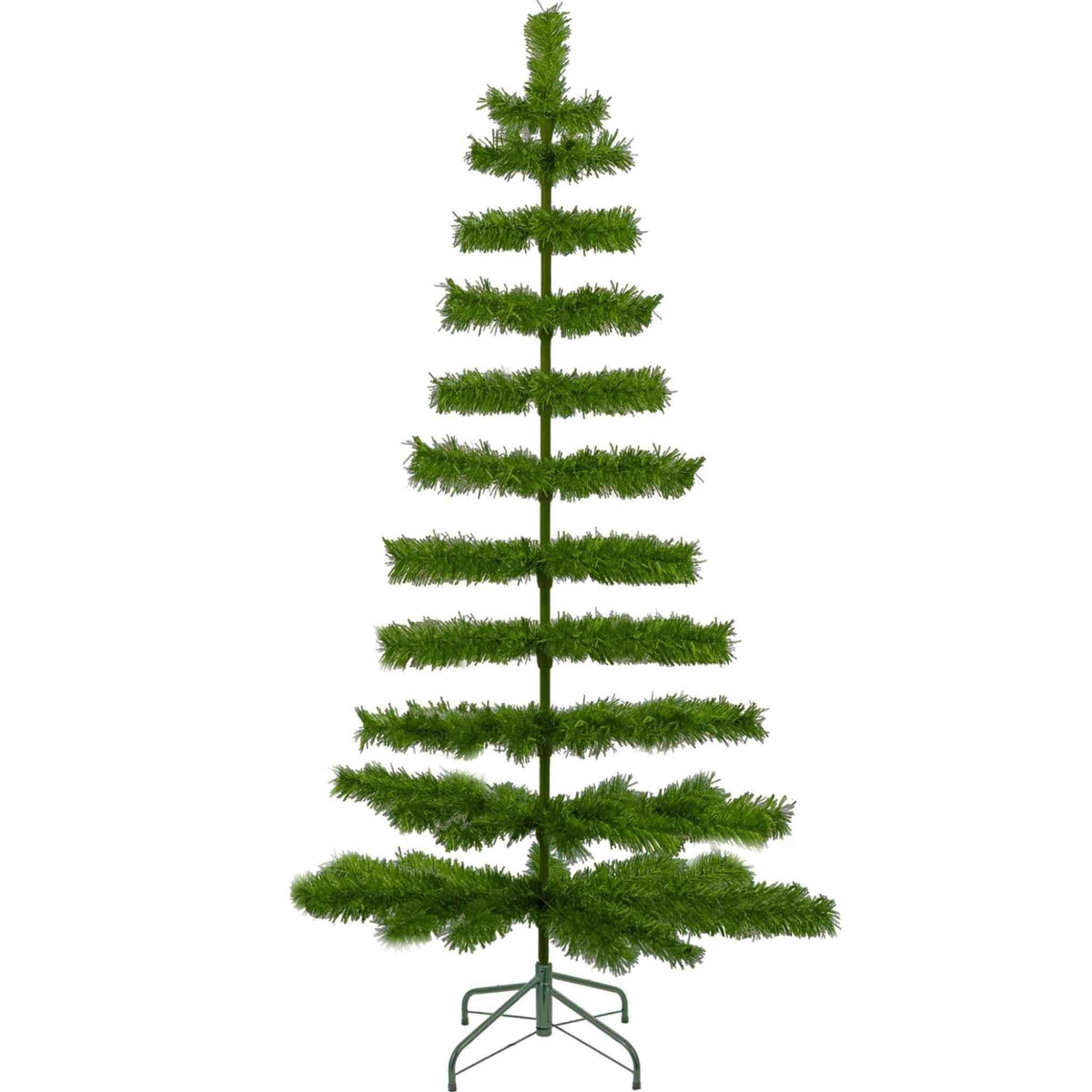Alpine Green Tinsel Christmas Tree - Lee Display