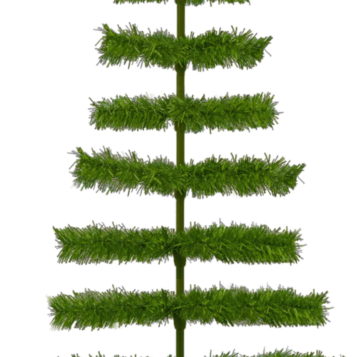 Alpine Green Tinsel Christmas Tree - Lee Display