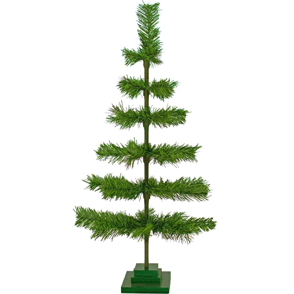 Alpine Green Tinsel Christmas Tree - Lee Display