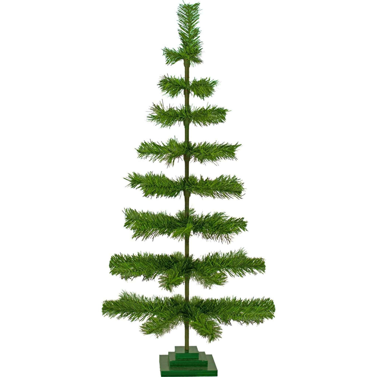 Alpine Green Tinsel Christmas Tree - Lee Display