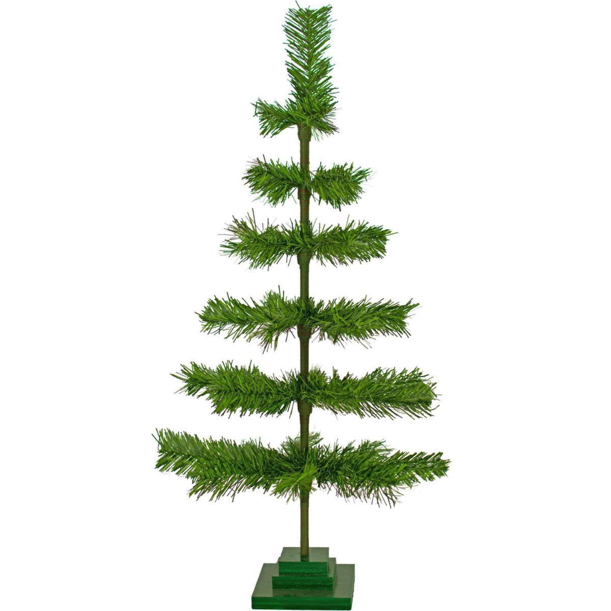 36in Alpine Green Tinsel Christmas Tree sold at leedisplay.com