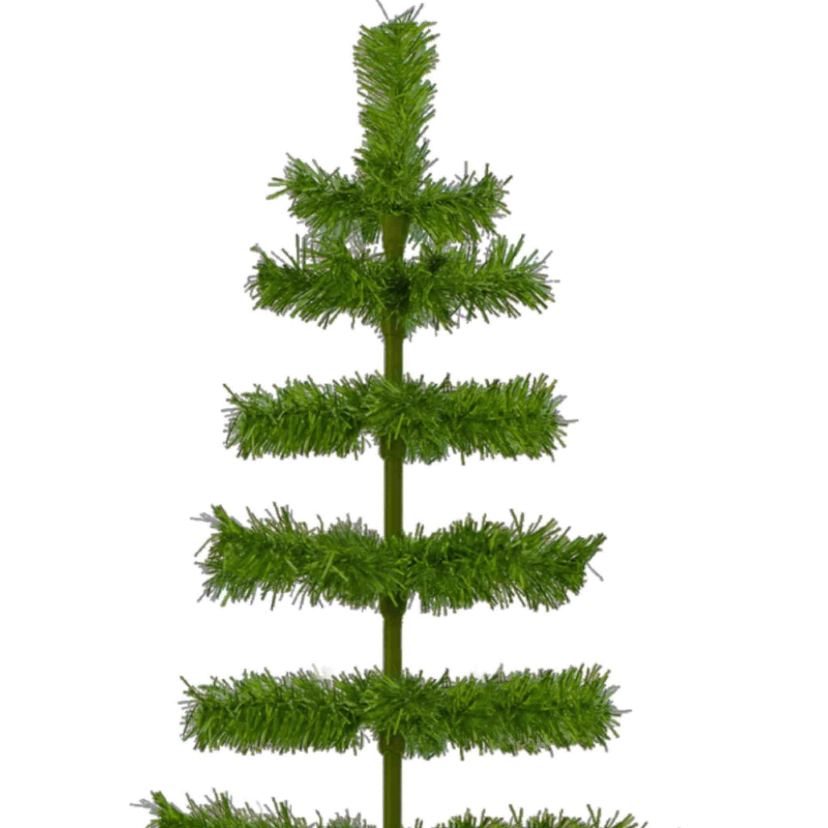 Alpine Green Tinsel Christmas Tree - Lee Display