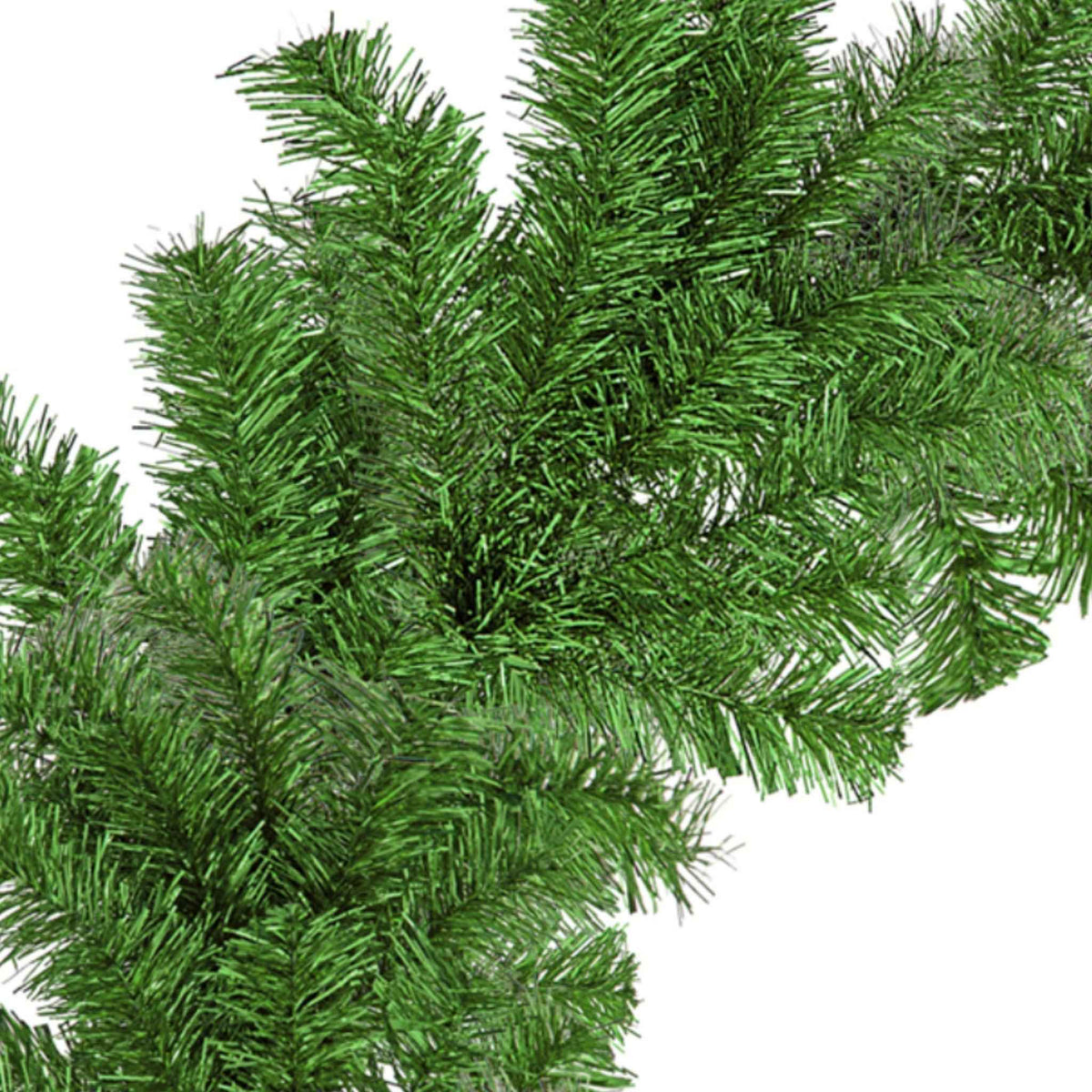 Alpine Green Tinsel Christmas Wreaths - Lee Display