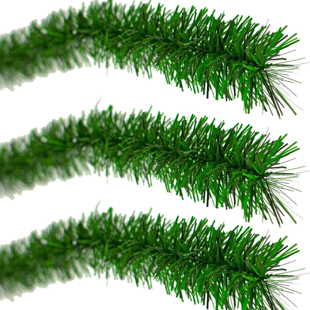 Alpine Green Tinsel Garland - Lee Display