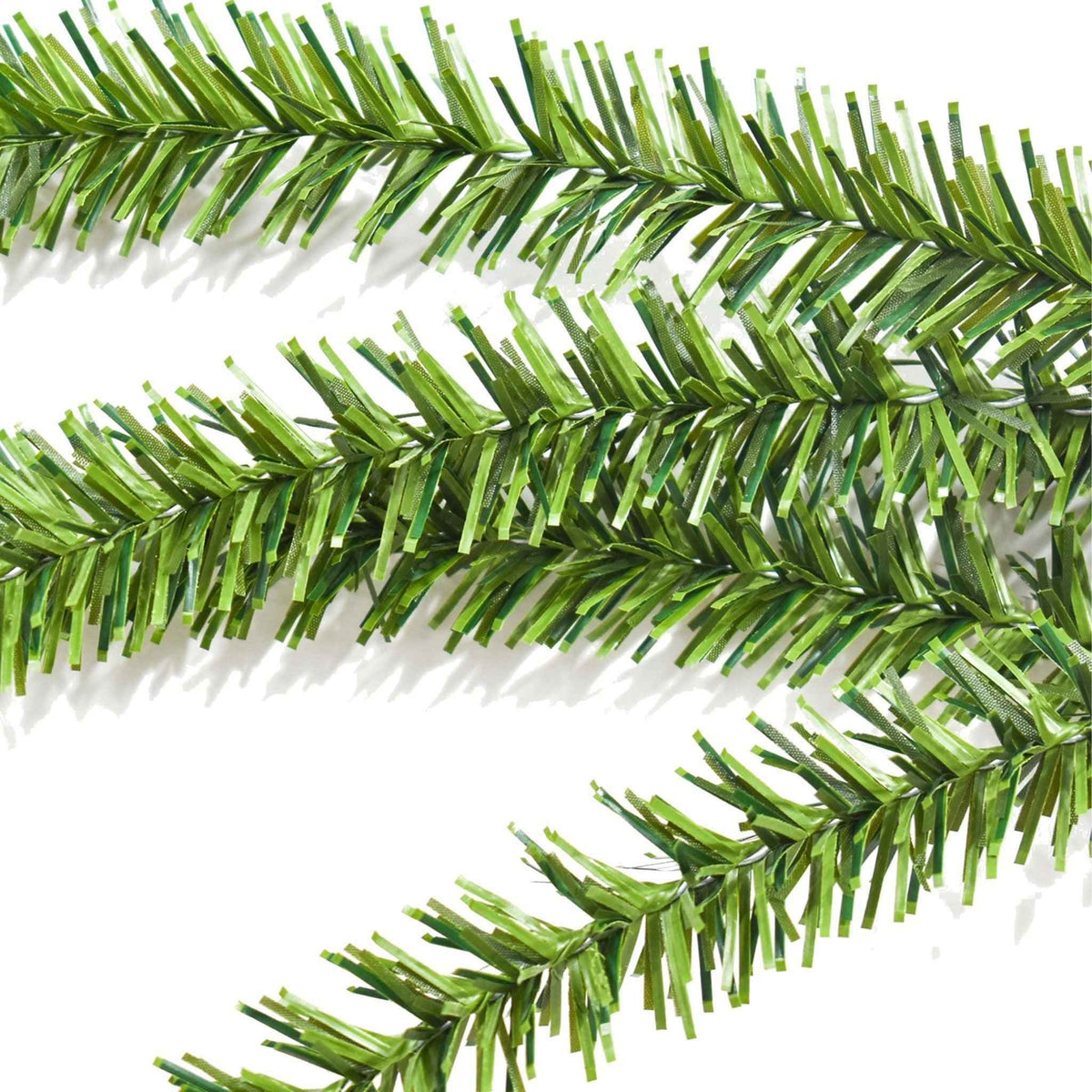 Alpine Green Tinsel Garland - Lee Display