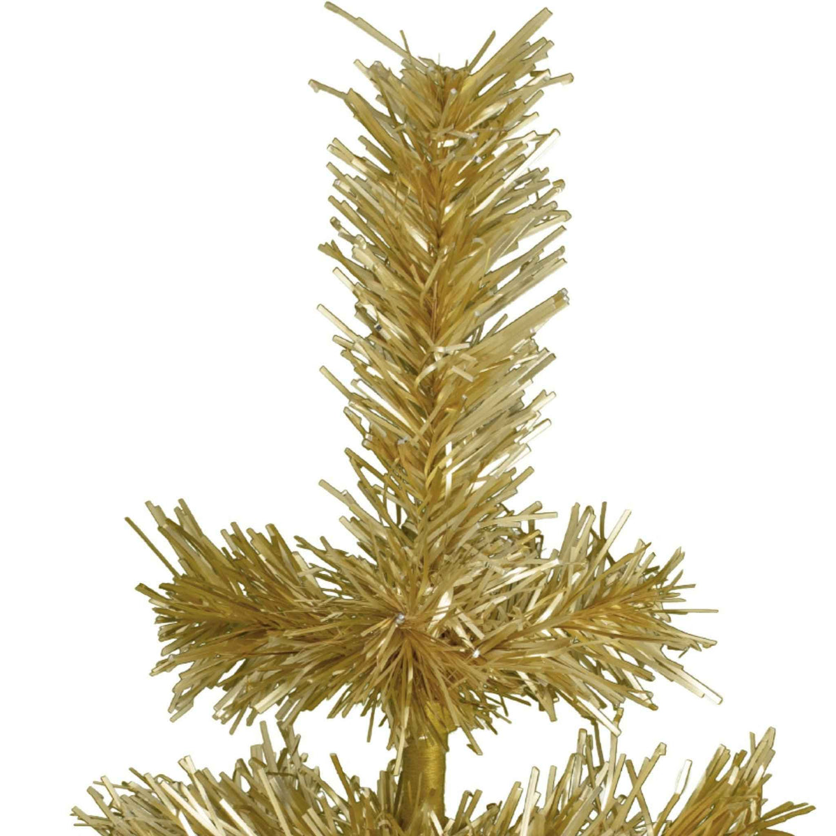 Antique Gold Tinsel Christmas Tree - Lee Display