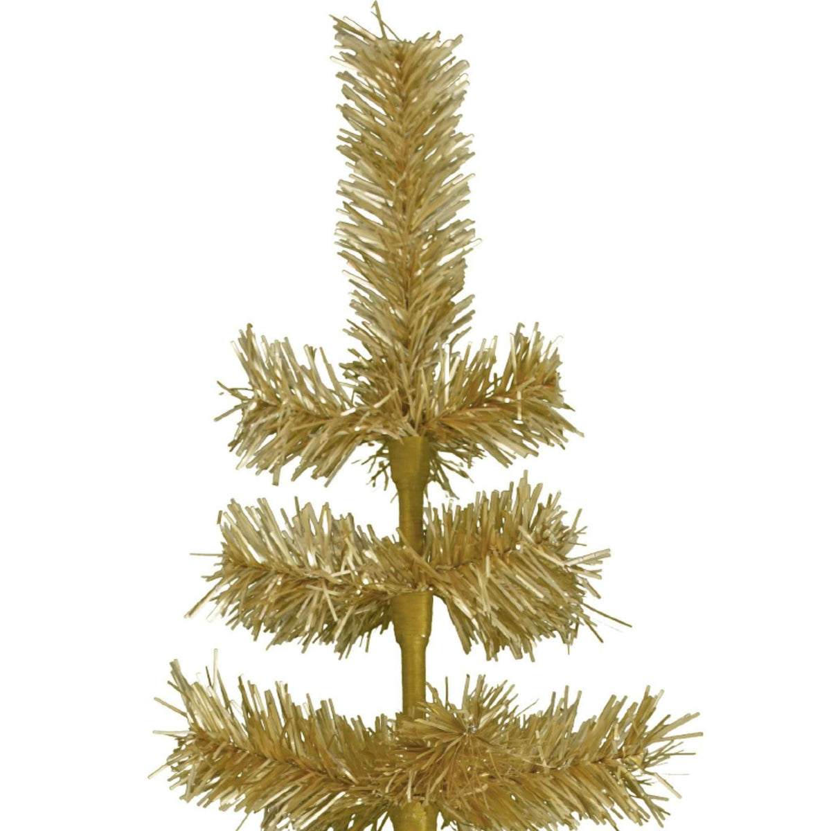 Antique Gold Tinsel Christmas Tree - Lee Display
