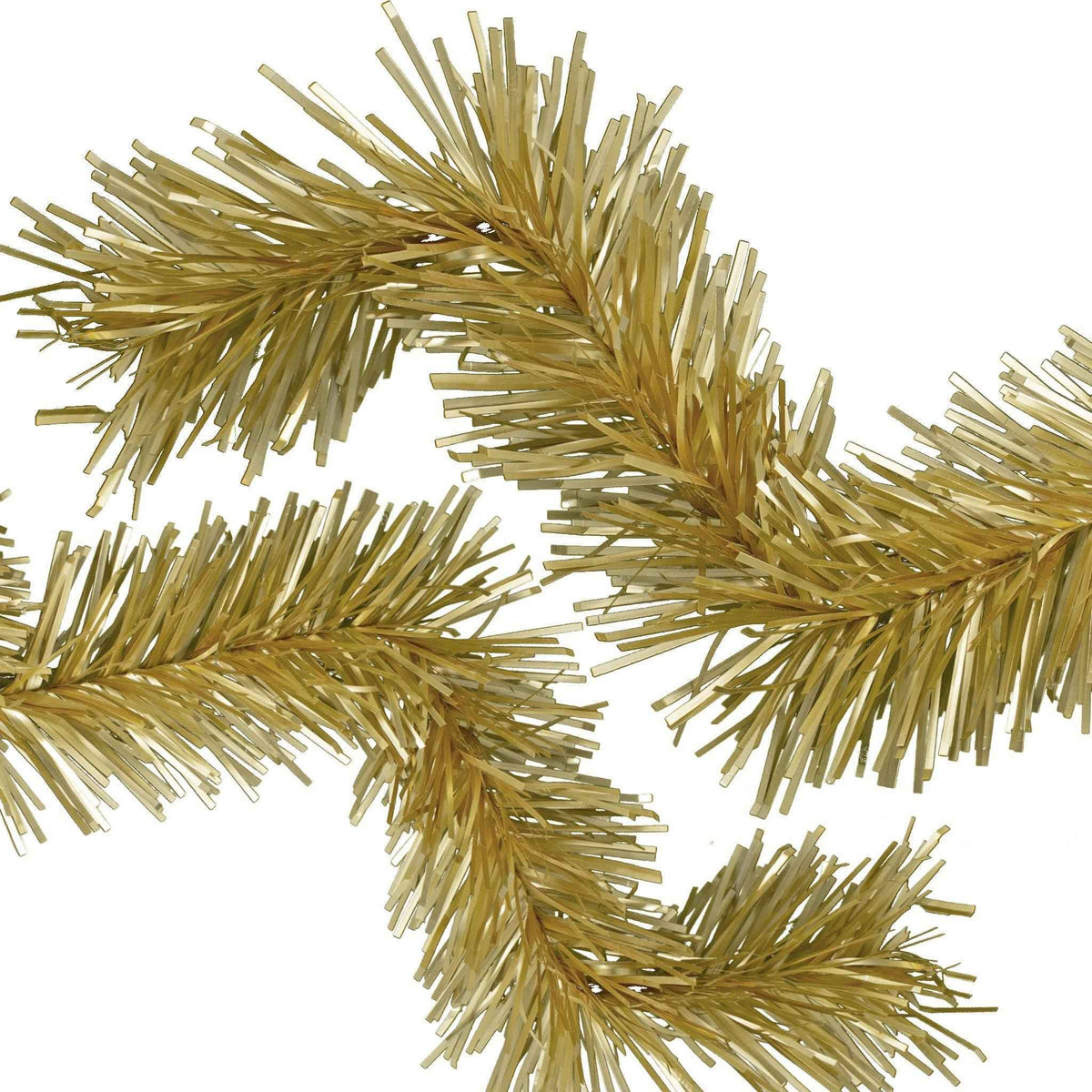 Antique Gold Tinsel Garland - Lee Display