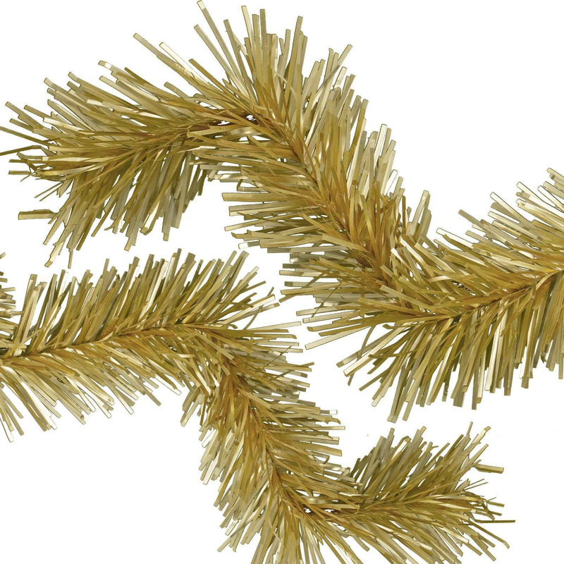 Antique Gold Tinsel Garland - Lee Display