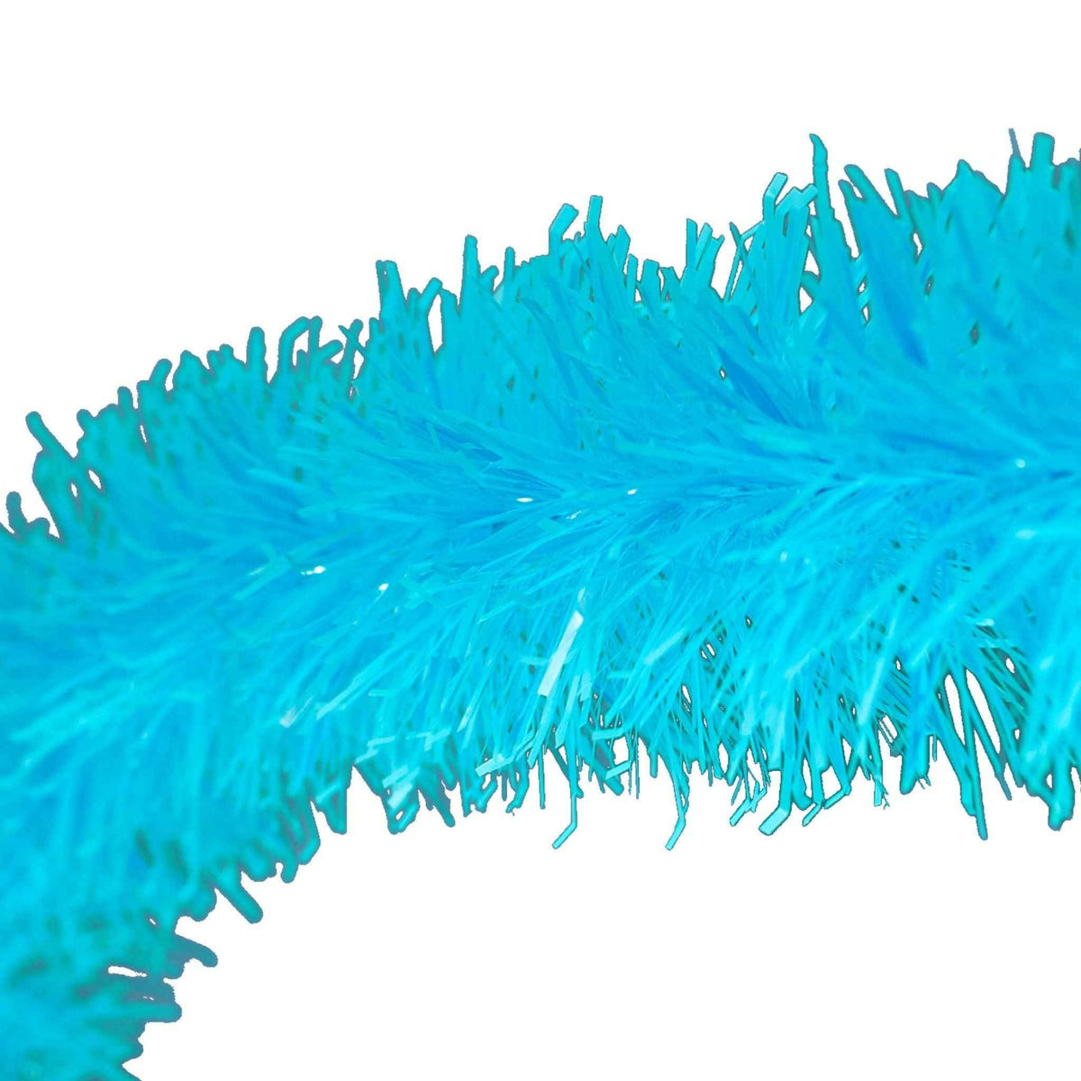 Baby Blue Tinsel Garland - Lee Display