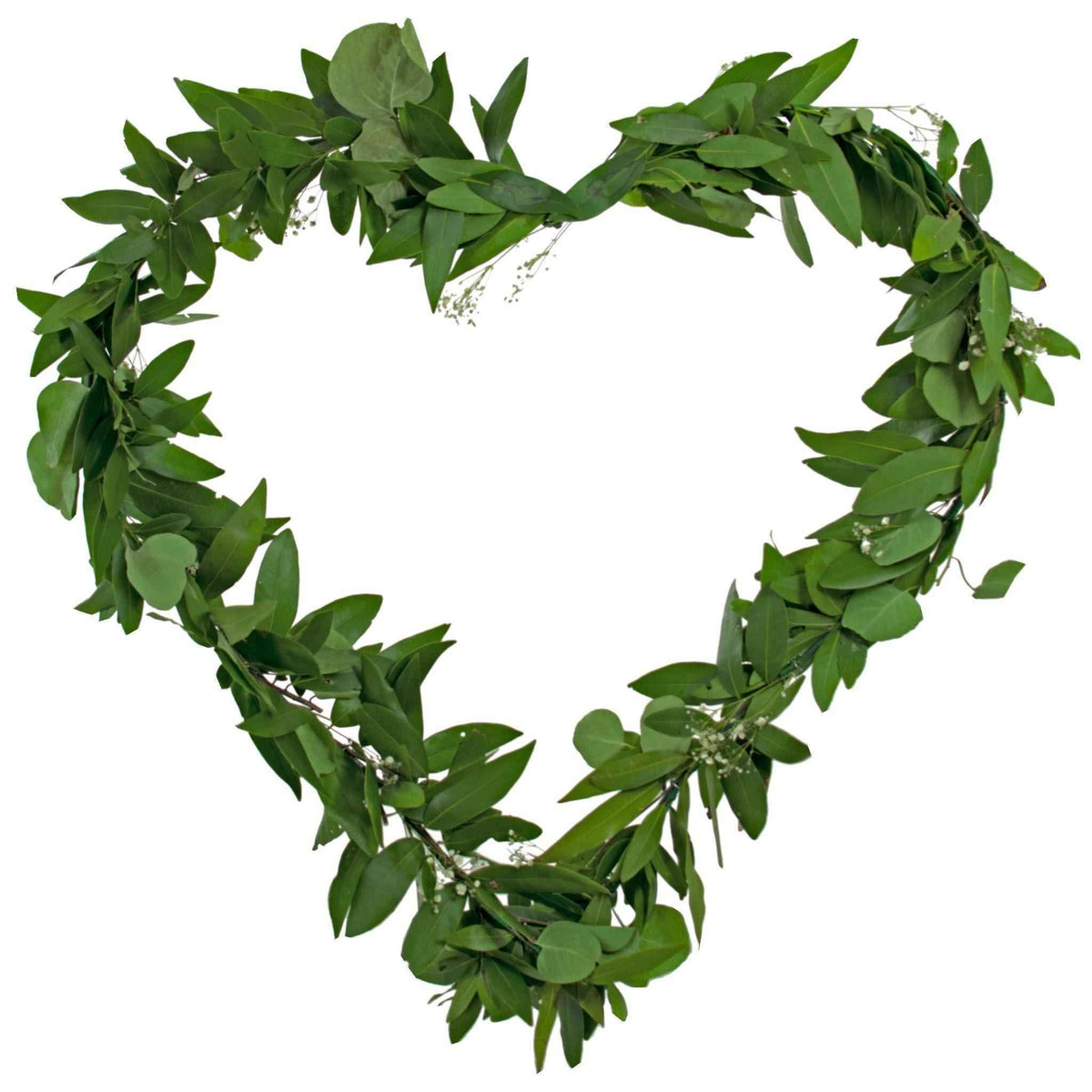Bay Leaf Hanging Heart Wreath - Lee Display