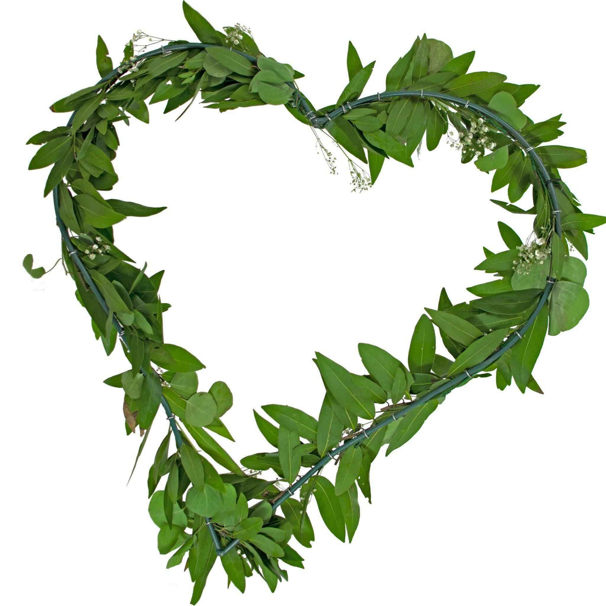 Bay Leaf Hanging Heart Wreath - Lee Display