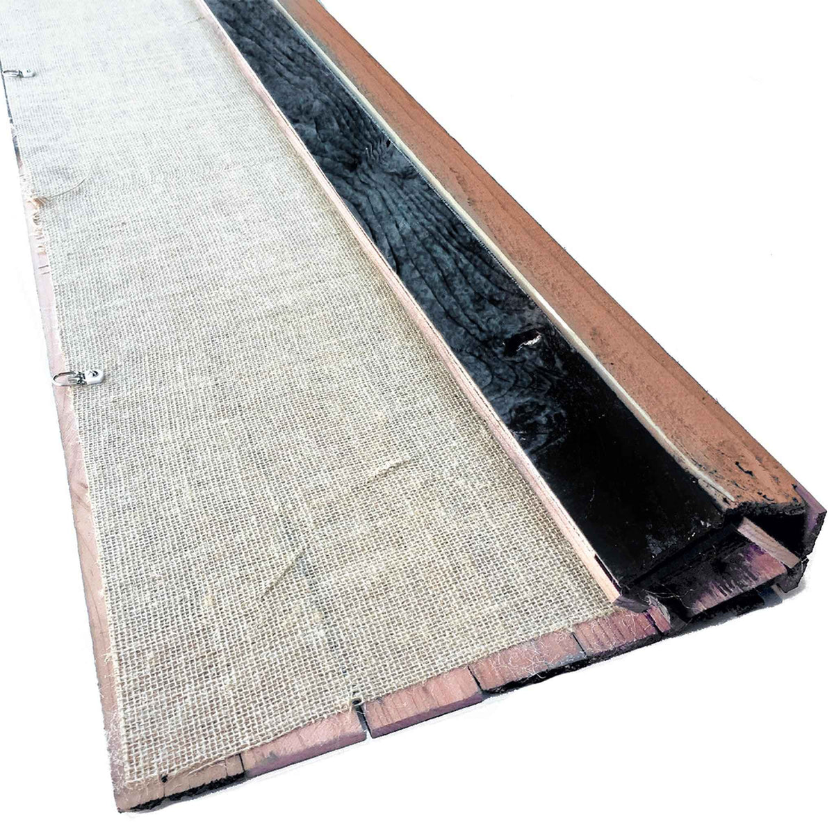 Black & Wood American Flags - Lee Display