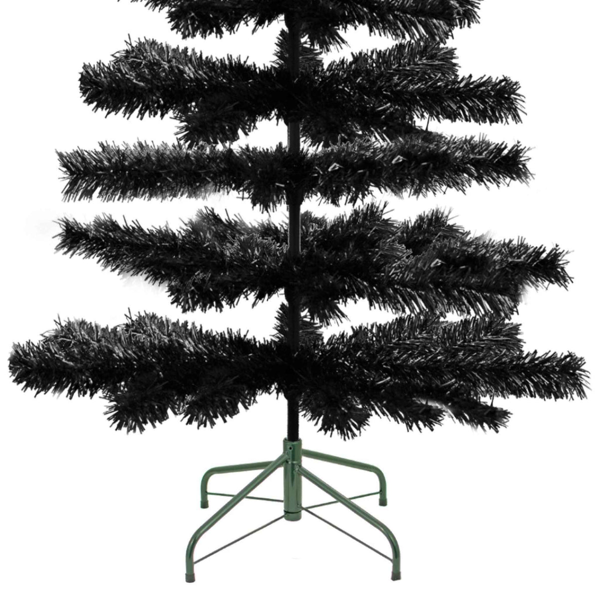 Black Tinsel Christmas Tree - Lee Display