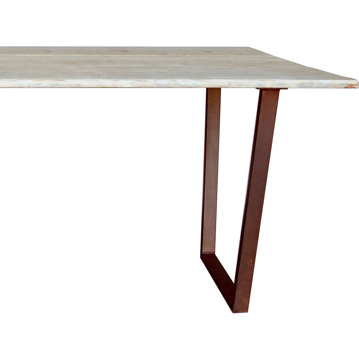 Bleached Redwood Dining Table - Lee Display