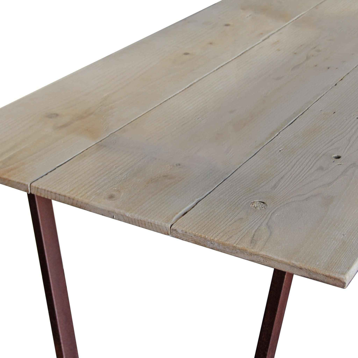 Bleached Redwood Dining Table - Lee Display