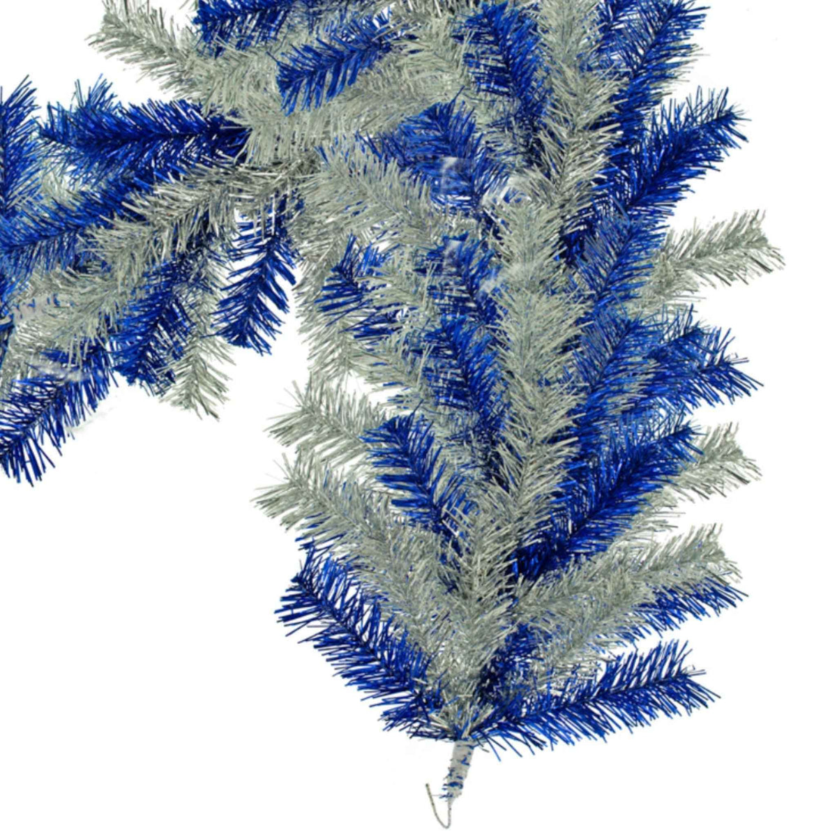 Blue & Silver Christmas Garland - Lee Display