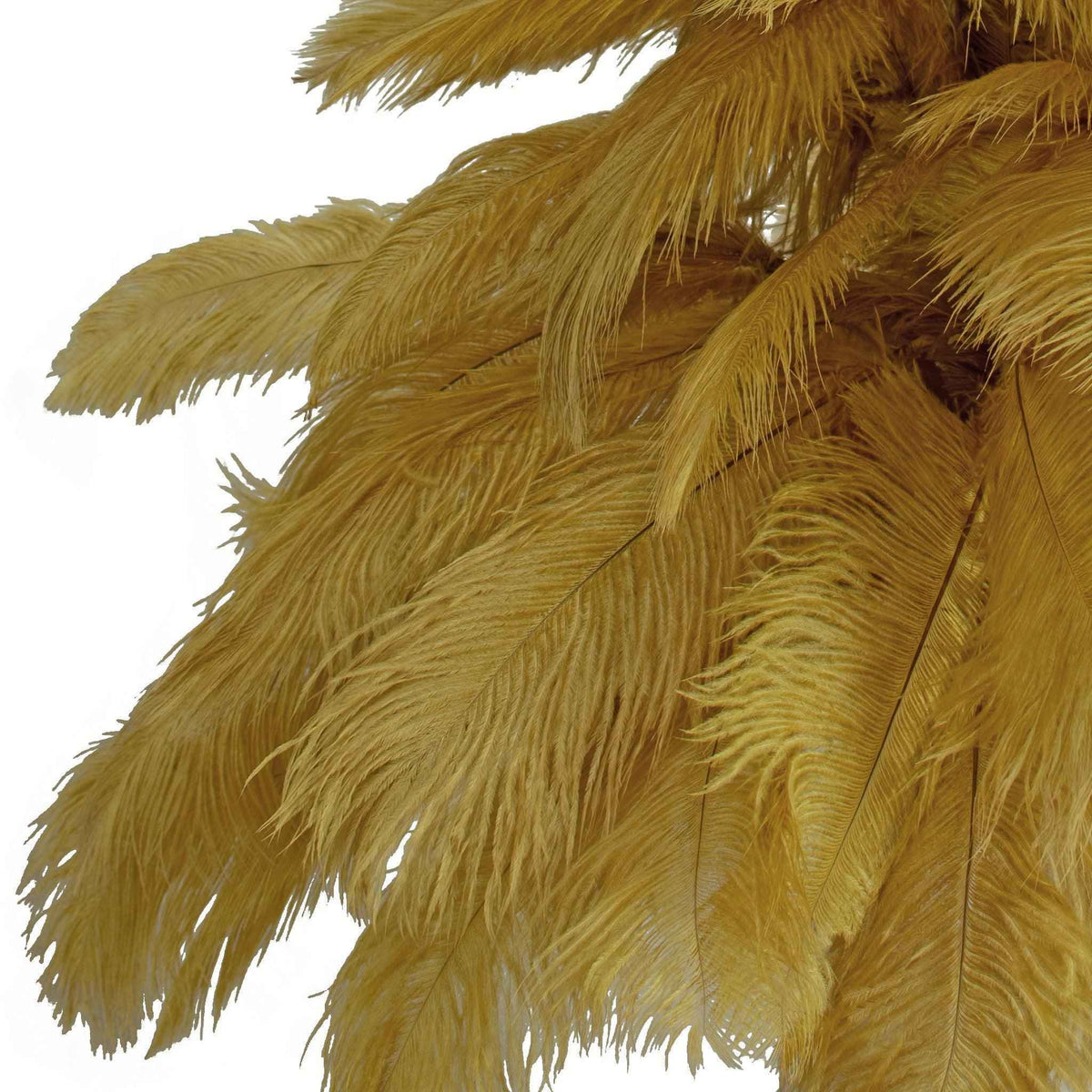 Brown Ostrich Feather Christmas Tree - Lee Display