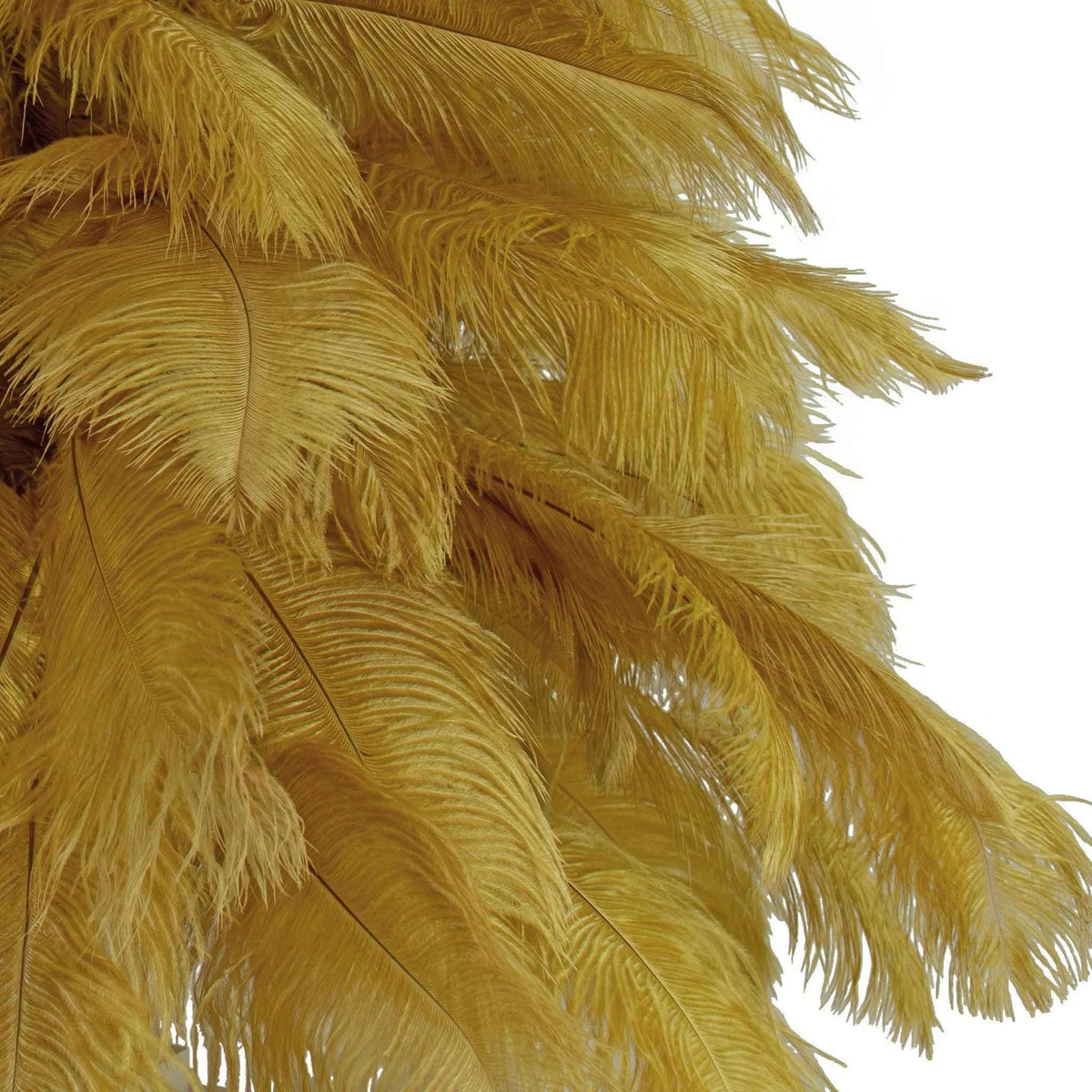 Brown Ostrich Feather Christmas Tree - Lee Display