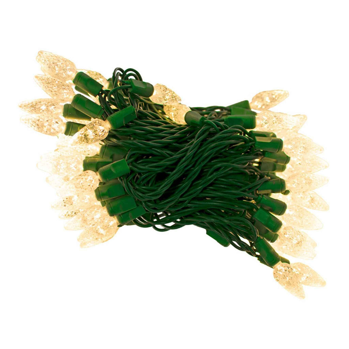 C6 LED Warm White Christmas Lights - Lee Display