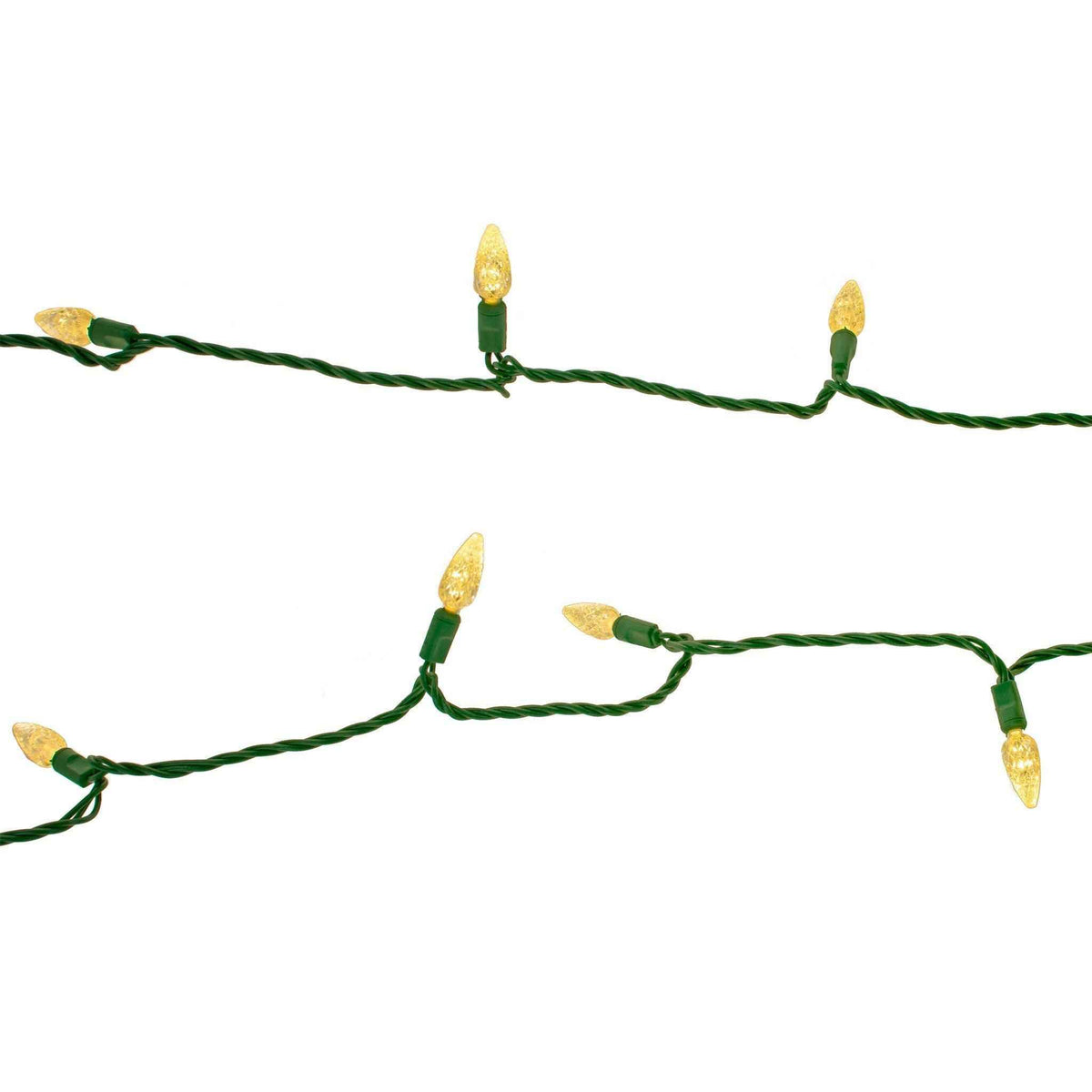 C6 LED Warm White Christmas Lights - Lee Display