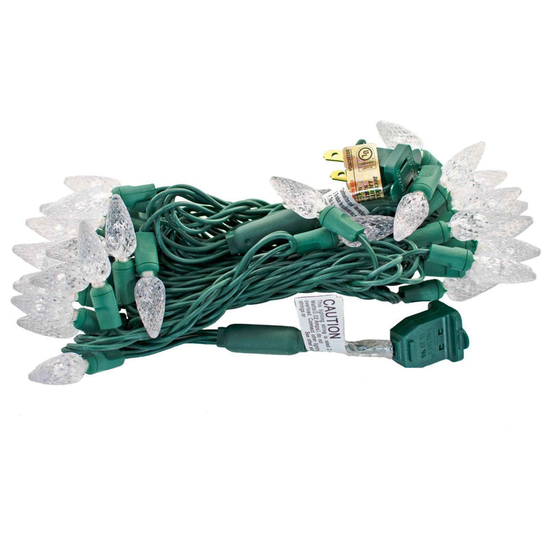 C6 LED Warm White Christmas Lights - Lee Display
