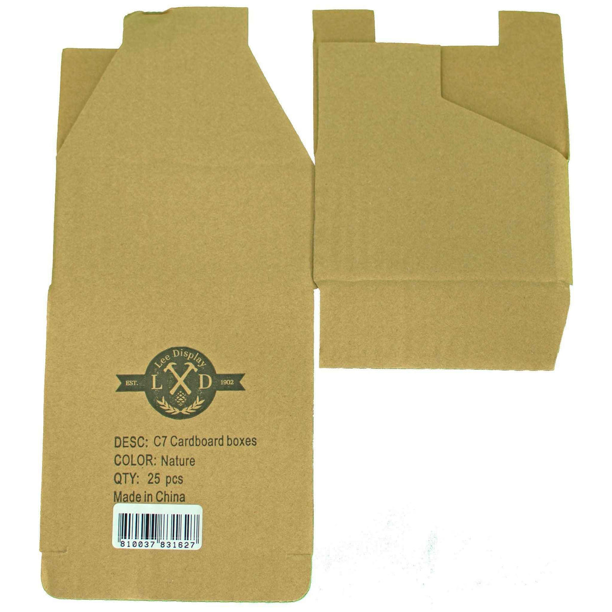 Cardboard Boxes for C-7 Bulbs - Lee Display