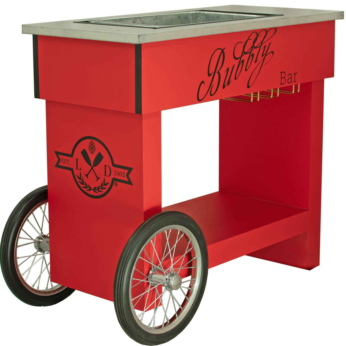 Champagne & Wine Bar Cart - Lee Display